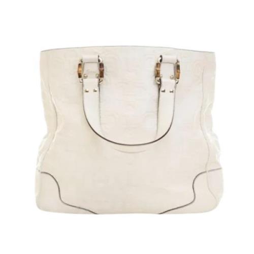 Pre-owned Leather gucci-bags Gucci Vintage , White , Dames