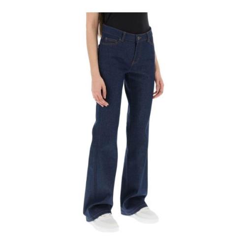 Flared jeans met hoge taille Ami Paris , Blue , Dames