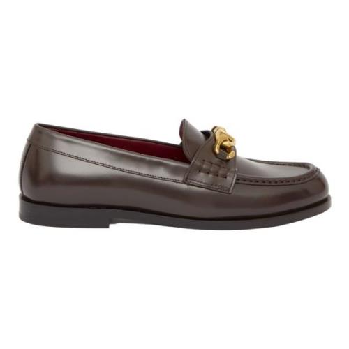 Heren Schoenen Loafer Bruin Aw22 Valentino Garavani , Brown , Heren