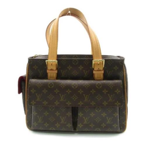 Pre-owned Canvas louis-vuitton-bags Louis Vuitton Vintage , Brown , Da...