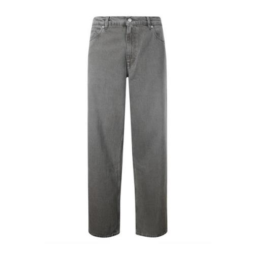 Straight Katoenen Vijf-Pocket Jeans Our Legacy , Gray , Heren