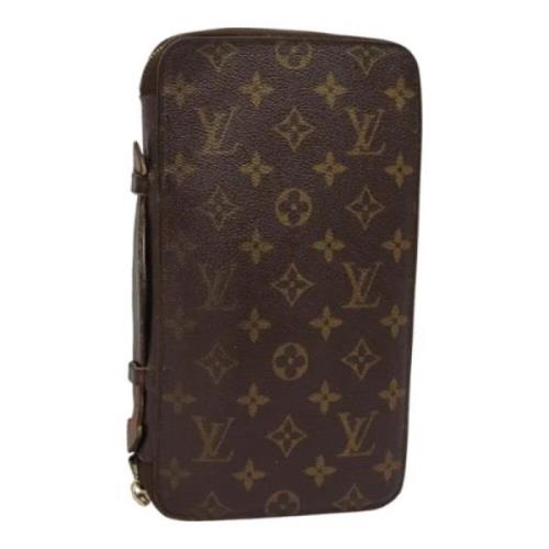 Pre-owned Canvas wallets Louis Vuitton Vintage , Brown , Dames