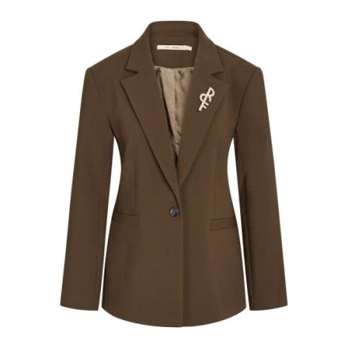 Elegante Venetia Blazer in Bitter Chocolate RUE de Femme , Brown , Dam...