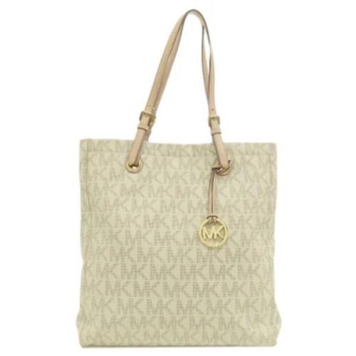 Pre-owned Canvas shoulder-bags Michael Kors Pre-owned , Beige , Dames