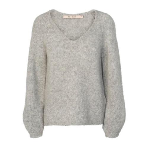 Elegante Alpaca Gebreide Kleding in Licht Grijs RUE de Femme , Gray , ...