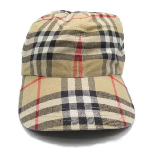 Pre-owned Cotton hats Burberry Vintage , Beige , Dames