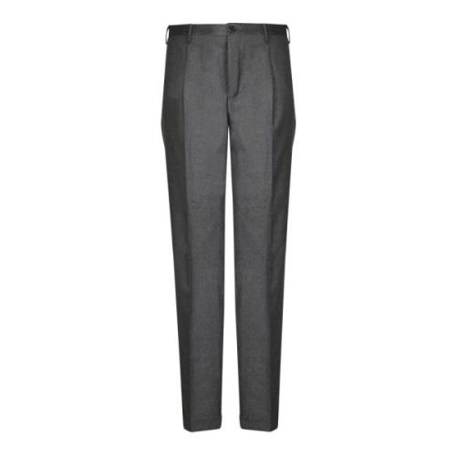 Grijze Stijlvolle Broek voor Mannen Incotex , Gray , Heren