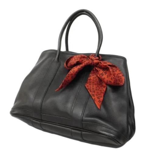 Pre-owned Leather totes Hermès Vintage , Black , Dames