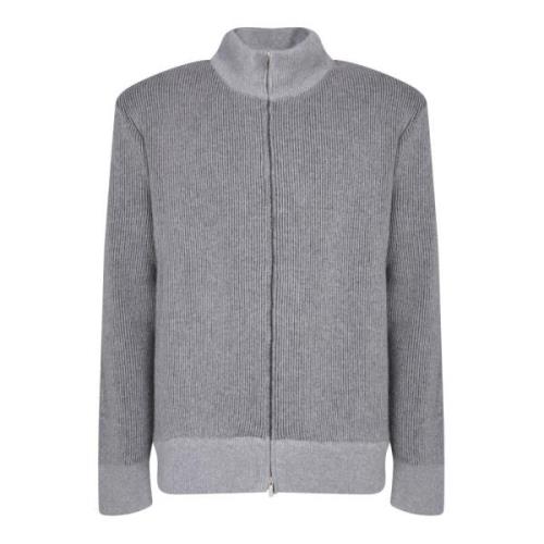 Grijze Gebreide Trui Aw24 Lardini , Gray , Heren