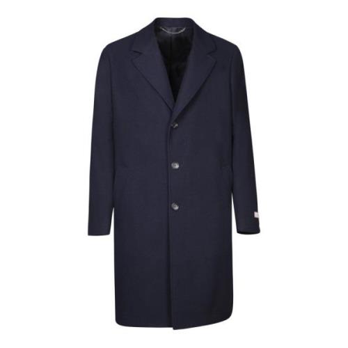 Blauwe Elegante Jas Aw24 Canali , Blue , Heren