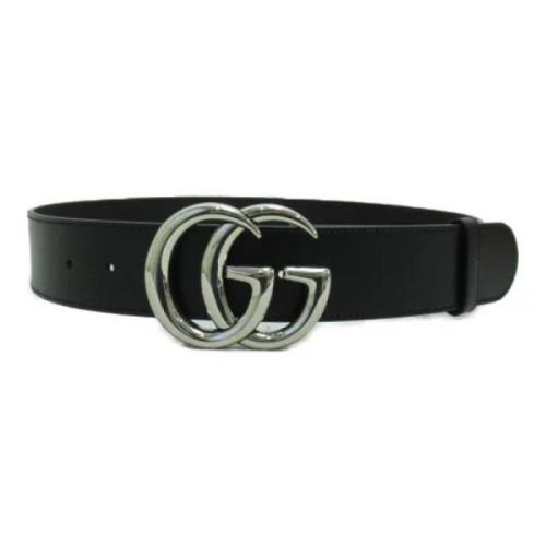 Pre-owned Leather belts Gucci Vintage , Black , Dames