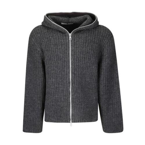 Wollen Rits Hoodie Trui Our Legacy , Gray , Heren