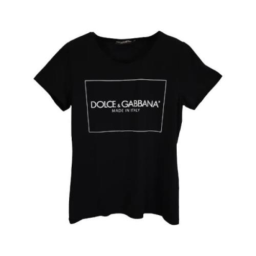 Pre-owned Cotton tops Dolce & Gabbana Pre-owned , Black , Dames