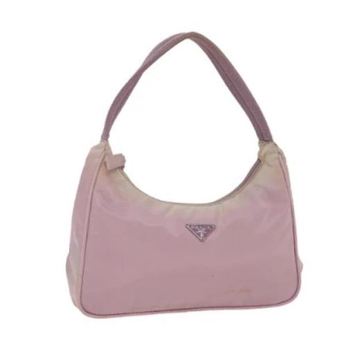 Pre-owned Nylon handbags Prada Vintage , Pink , Dames