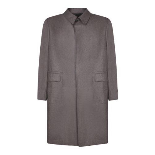 Luxe Groene Jas voor Mannen Canali , Gray , Heren