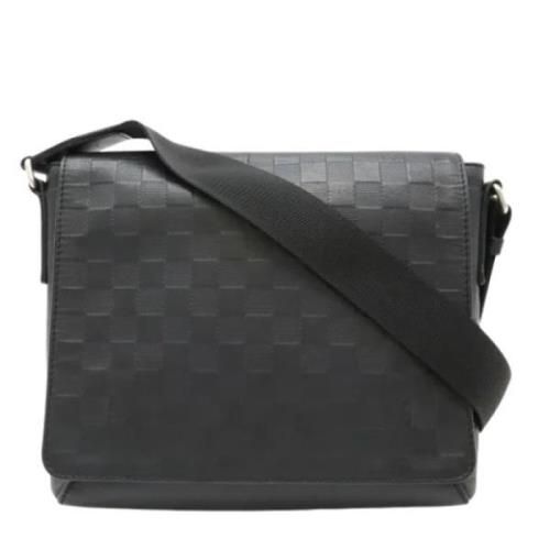 Pre-owned Canvas louis-vuitton-bags Louis Vuitton Vintage , Black , Da...