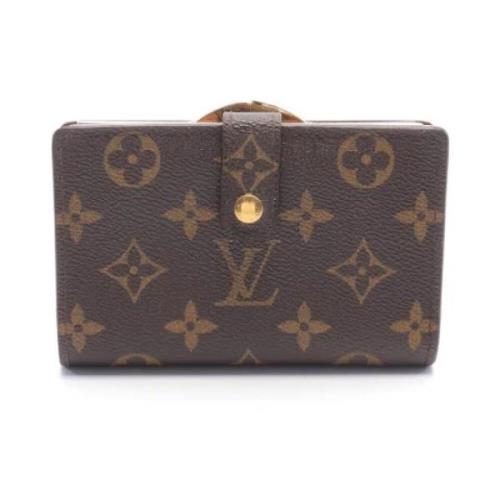 Pre-owned Leather wallets Louis Vuitton Vintage , Brown , Dames