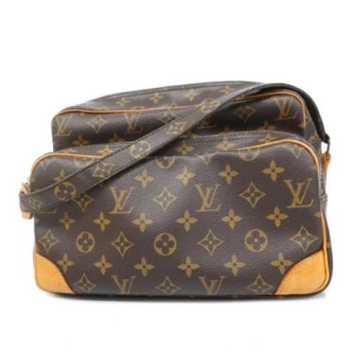 Pre-owned Canvas louis-vuitton-bags Louis Vuitton Vintage , Brown , Da...