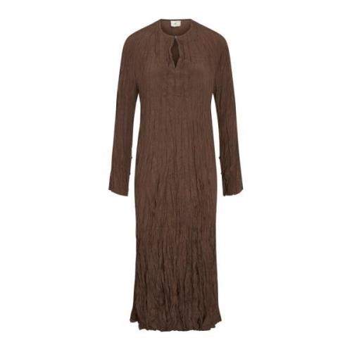 Elegante Hisana Jurk in Chestnut Heartmade , Brown , Dames