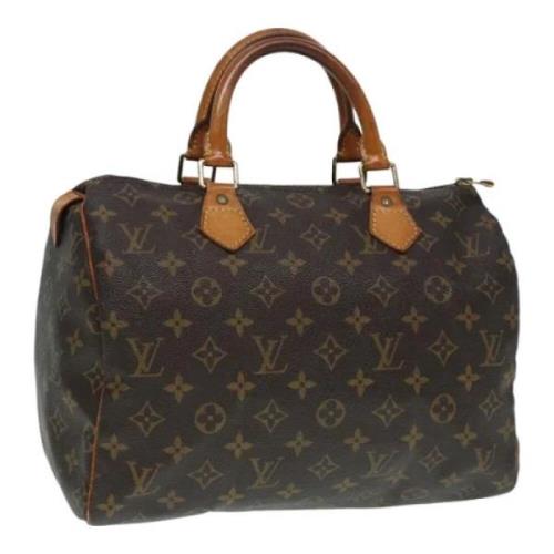 Pre-owned Canvas handbags Louis Vuitton Vintage , Brown , Dames