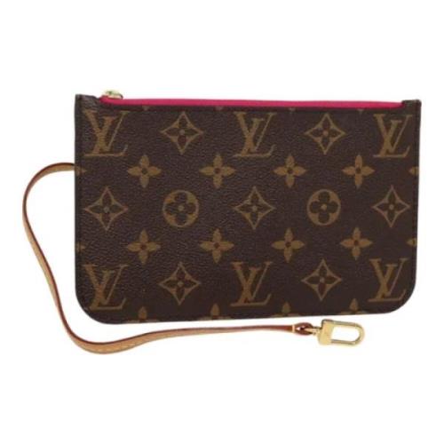 Pre-owned Canvas pouches Louis Vuitton Vintage , Brown , Dames