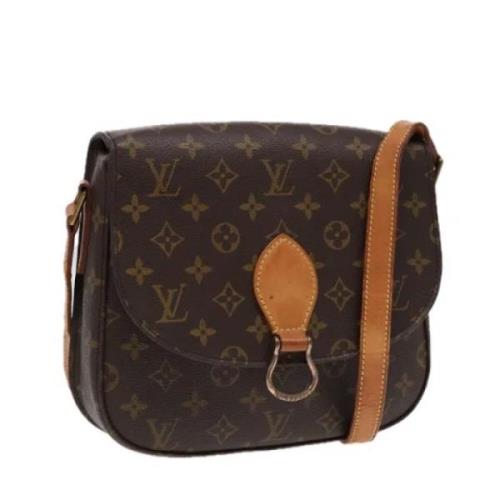 Pre-owned Canvas louis-vuitton-bags Louis Vuitton Vintage , Brown , Da...