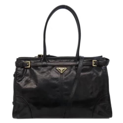 Pre-owned Leather prada-bags Prada Vintage , Black , Dames