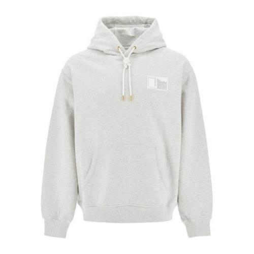 Tennisbeelden hoodie in Frans terry Casablanca , Gray , Heren