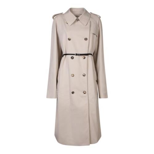 Beige Trench Coat Aw24 Givenchy , Beige , Dames