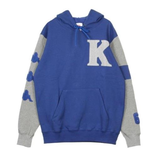 Blauwe Heren Hoodie Authentieke Stijl Kappa , Blue , Heren