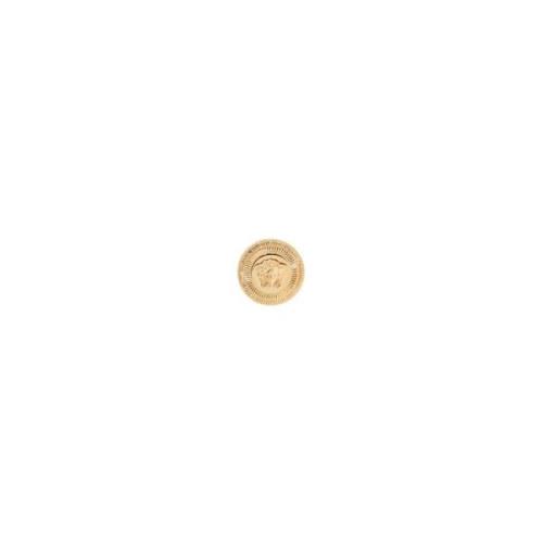 Gouden Medusa Biggie Messing Ring Versace , Yellow , Dames