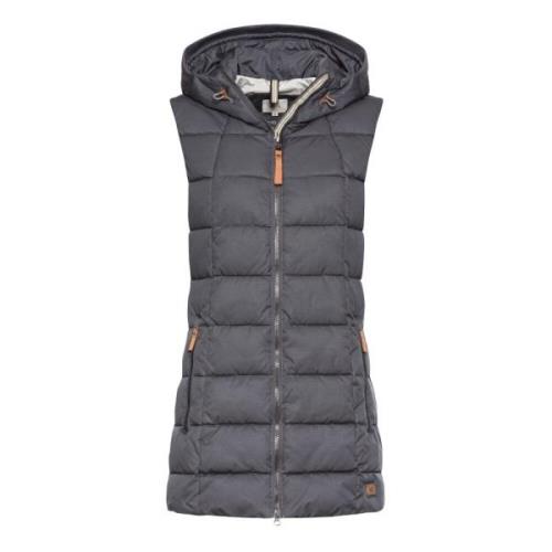 Gehood Lang Vest Camel Active , Black , Dames