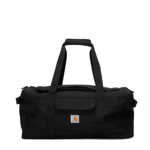 Logo Duffle Tas met Dubbele Handvat Carhartt Wip , Black , Heren