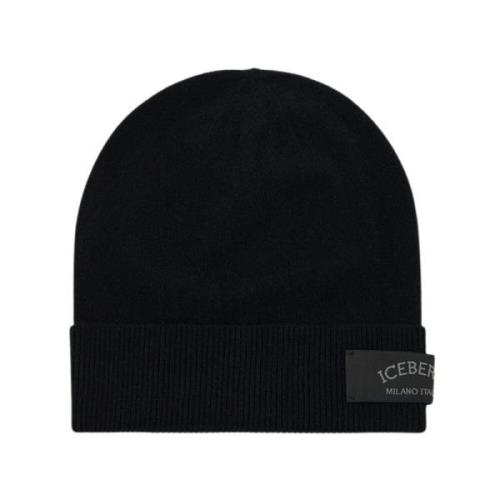 Muts van kasjmier wolmix Iceberg , Black , Dames