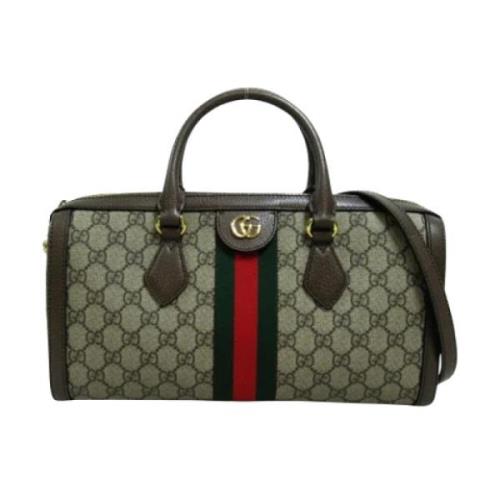 Pre-owned Fabric gucci-bags Gucci Vintage , Beige , Dames