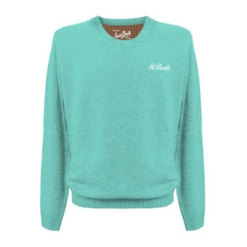 Stijlvolle Sweaters Collectie MC2 Saint Barth , Green , Heren