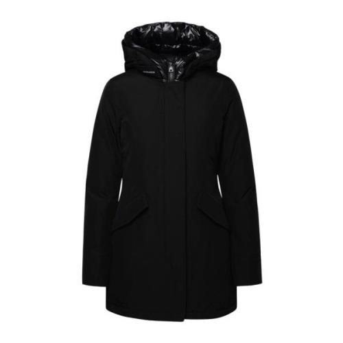 Arctische Katoenmix Parka Woolrich , Black , Dames