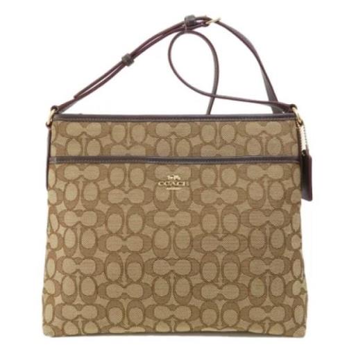 Pre-owned Canvas shoppers Coach Pre-owned , Brown , Dames