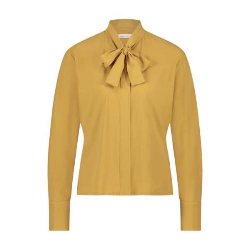 Magda Blouse Technisch Jersey Jane Lushka , Yellow , Dames