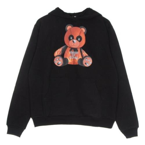 Zwarte Print Hoodie Lichtgewicht Hoodie Vision OF Super , Black , Here...