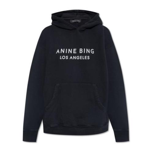 Hoodie Anine Bing , Black , Dames