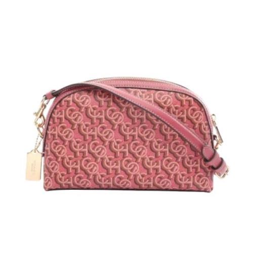 Pre-owned Leather shoulder-bags Coach Pre-owned , Pink , Dames