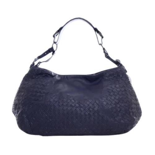 Pre-owned Leather handbags Bottega Veneta Vintage , Blue , Dames