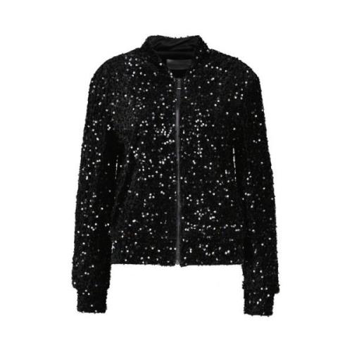 Stijlvolle Clara Blouson Jas Amélie & Amélie , Black , Dames