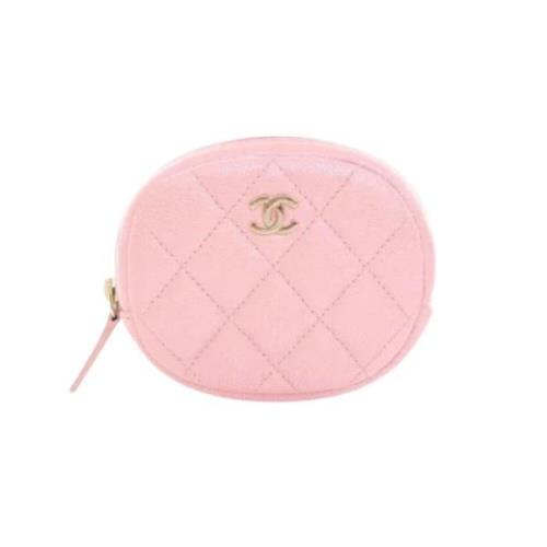 Pre-owned Leather chanel-bags Chanel Vintage , Pink , Dames