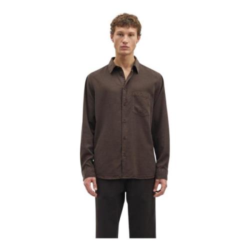 Moderne Damon P Shirt Samsøe Samsøe , Brown , Heren