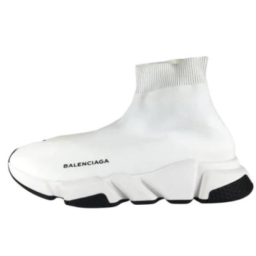 Pre-owned Fabric boots Balenciaga Vintage , White , Dames