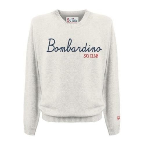 Stijlvolle Sweaters Collectie MC2 Saint Barth , Gray , Heren