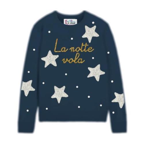 Stijlvolle Sweaters Collectie MC2 Saint Barth , Blue , Dames