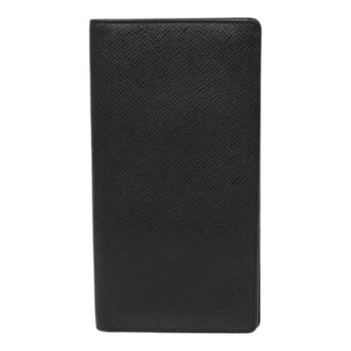 Pre-owned Leather wallets Louis Vuitton Vintage , Black , Dames